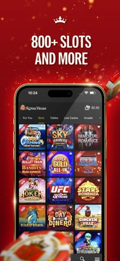 Royal Vegas screenshot